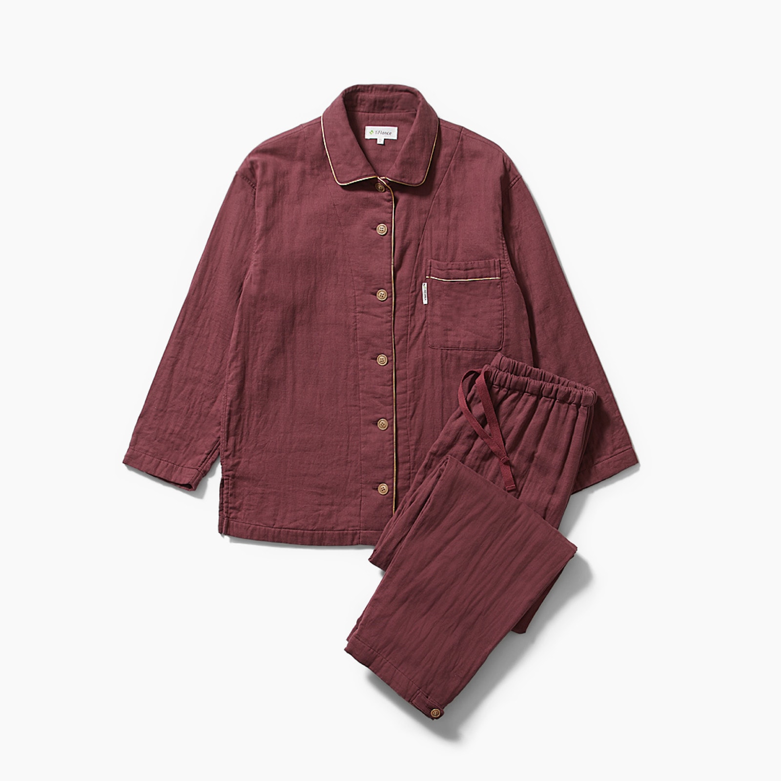 Smooth Triple Gauze Pajamas