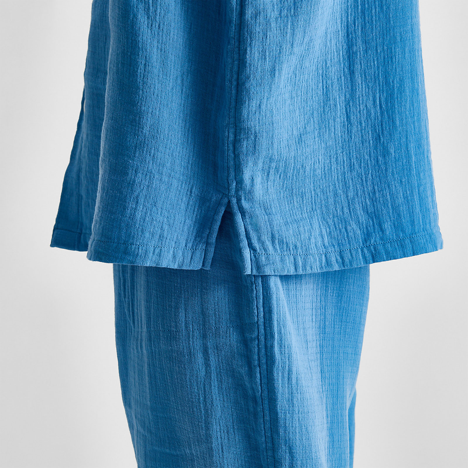 Cotton Linen Waffle Gauze Pajamas