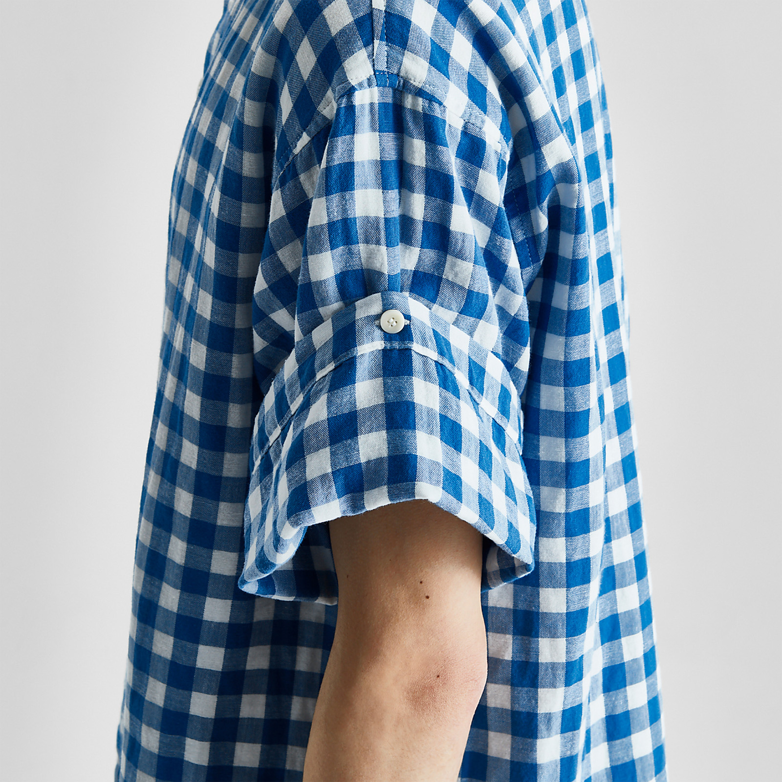 Cotton Gingham Double Gauze Pajamas